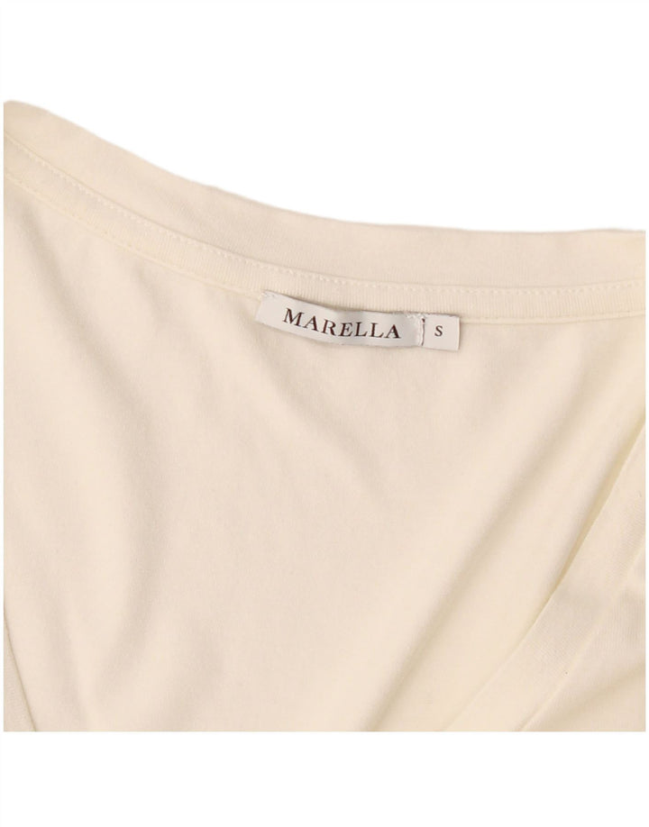 Женская футболка Marella Top UK 10 Small Off White