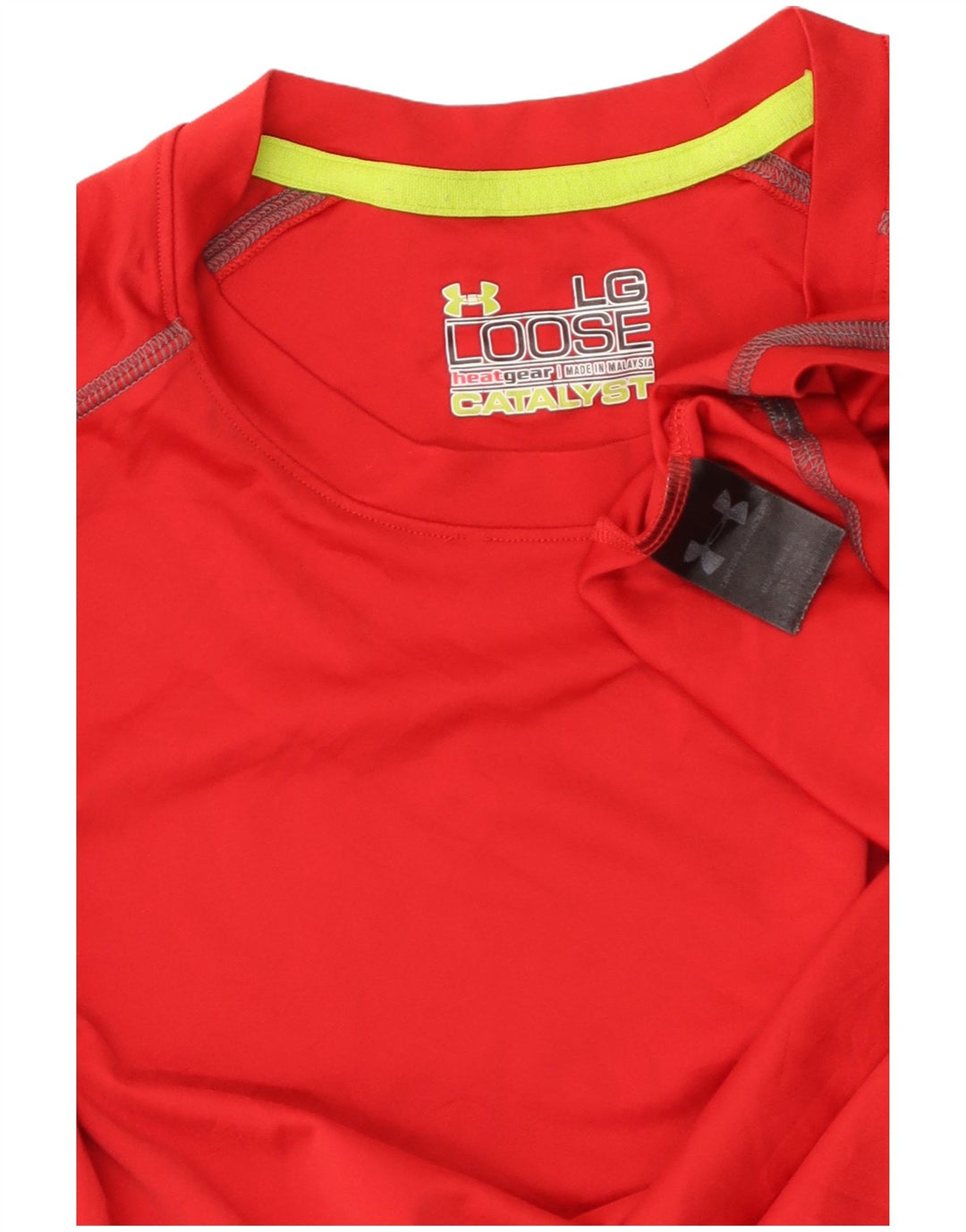 Мужская футболка Under Armour Heat Gear, большой красный полиэстер