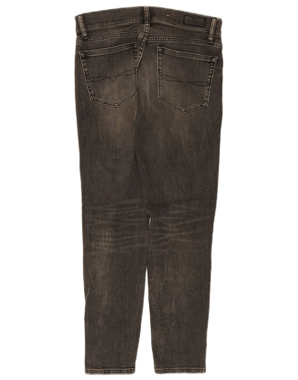 POLO RALPH LAUREN Женские потертые джинсы скинни W28 L25 Серый хлопок