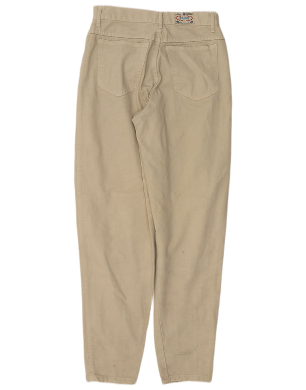 ВИНТАЖНЫЕ женские зауженные джинсы W28 L32 Бежевые