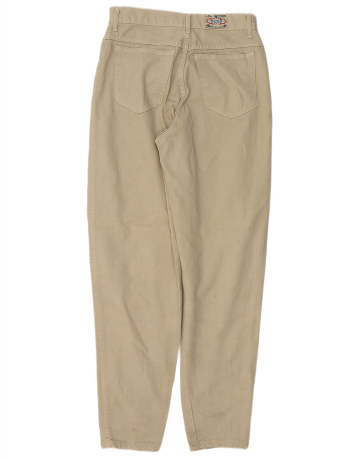 ВИНТАЖНЫЕ женские зауженные джинсы W28 L32 Бежевые