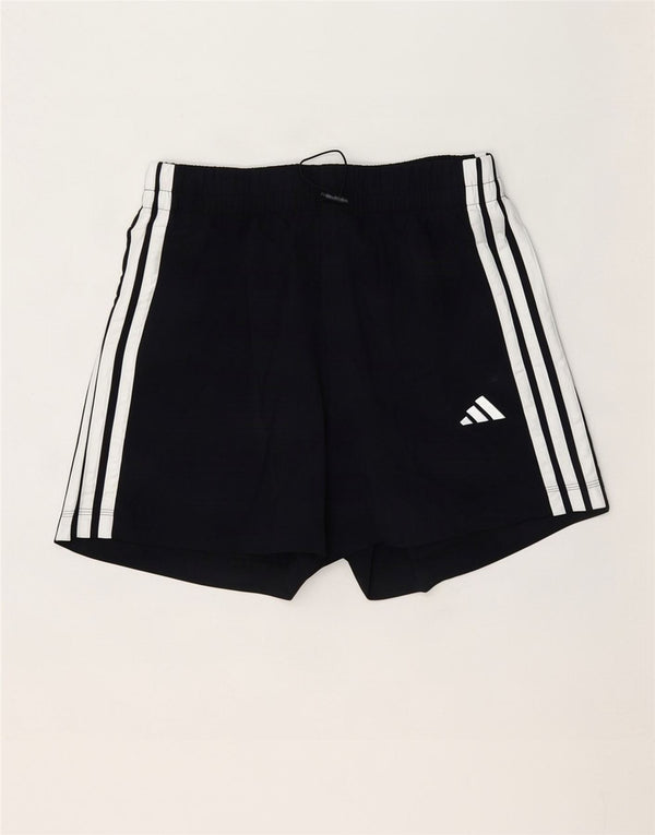 Женские спортивные шорты Adidas UK 8/10, маленькие черные из полиамида