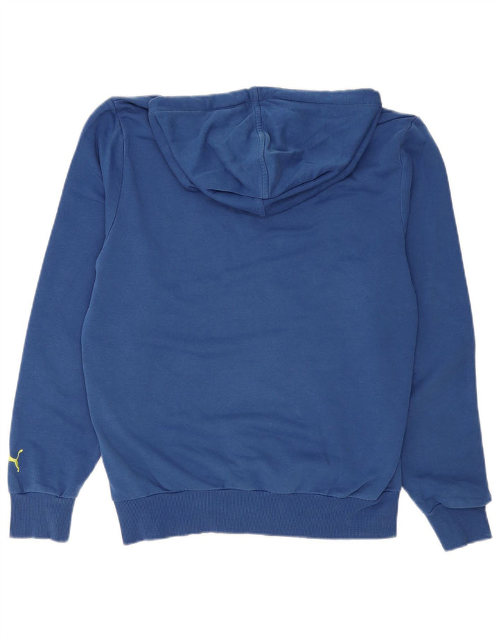 Толстовка мужская с рисунком PUMA, маленькая, синяя