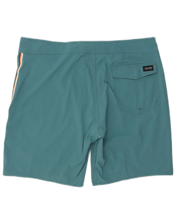Мужские шорты для плавания Volcom XL в зеленую полоску