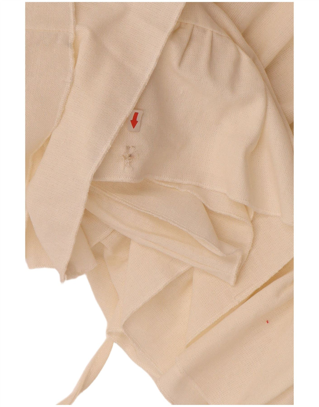 ВИНТАЖНОЕ женское платье с длинными рукавами и открытыми плечами, Великобритания 12, средний цвет, белое льняное платье