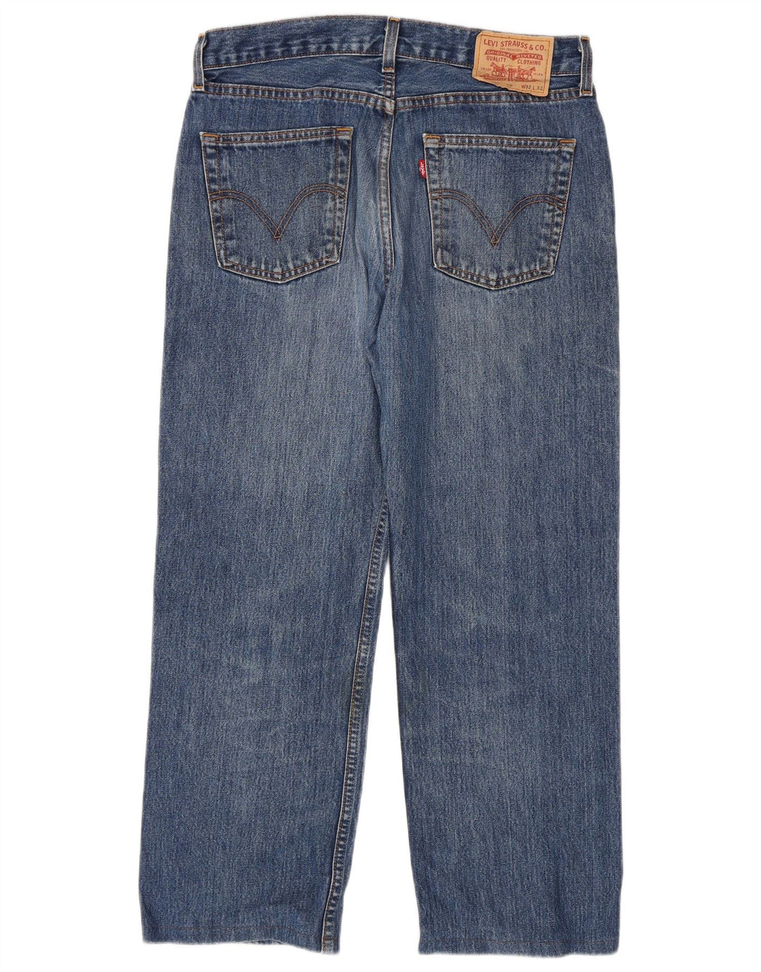 Мужские прямые джинсы Levi's W32 L27 синие, хлопок