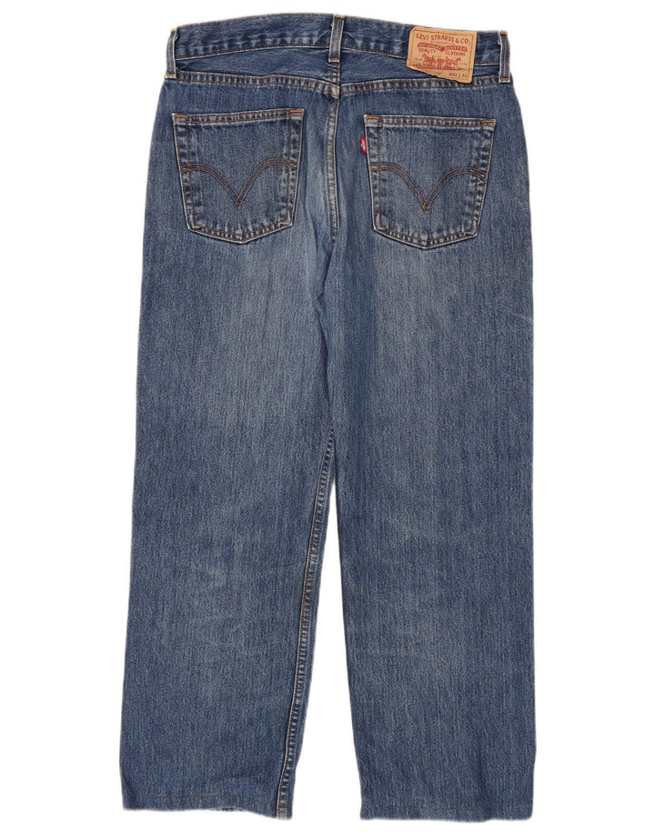 Мужские прямые джинсы Levi's W32 L27 синие, хлопок