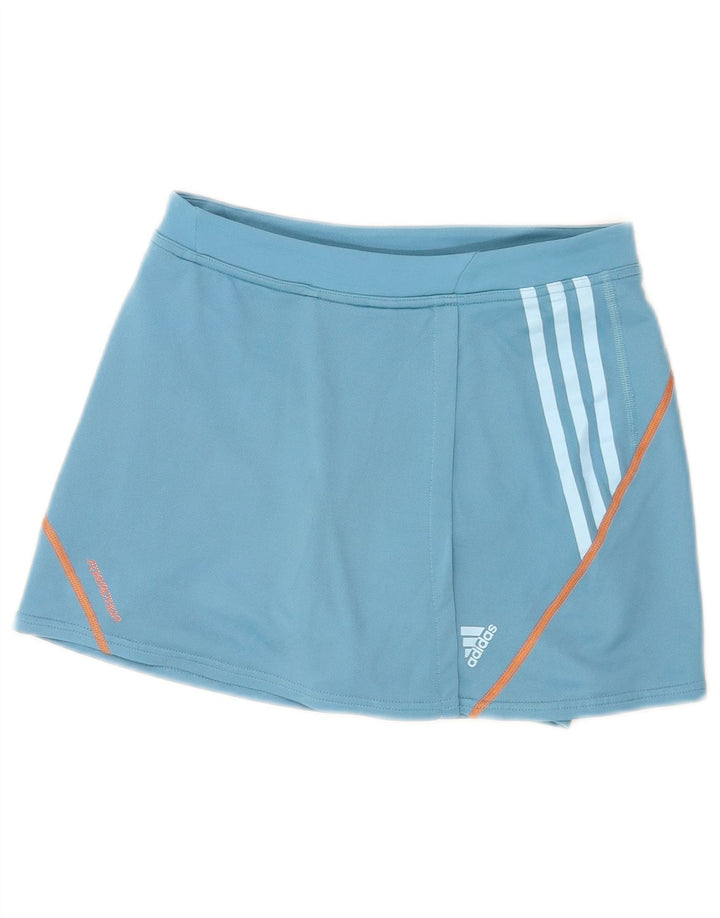 Женские шорты Adidas UK 10, маленькие синие, полиэстер