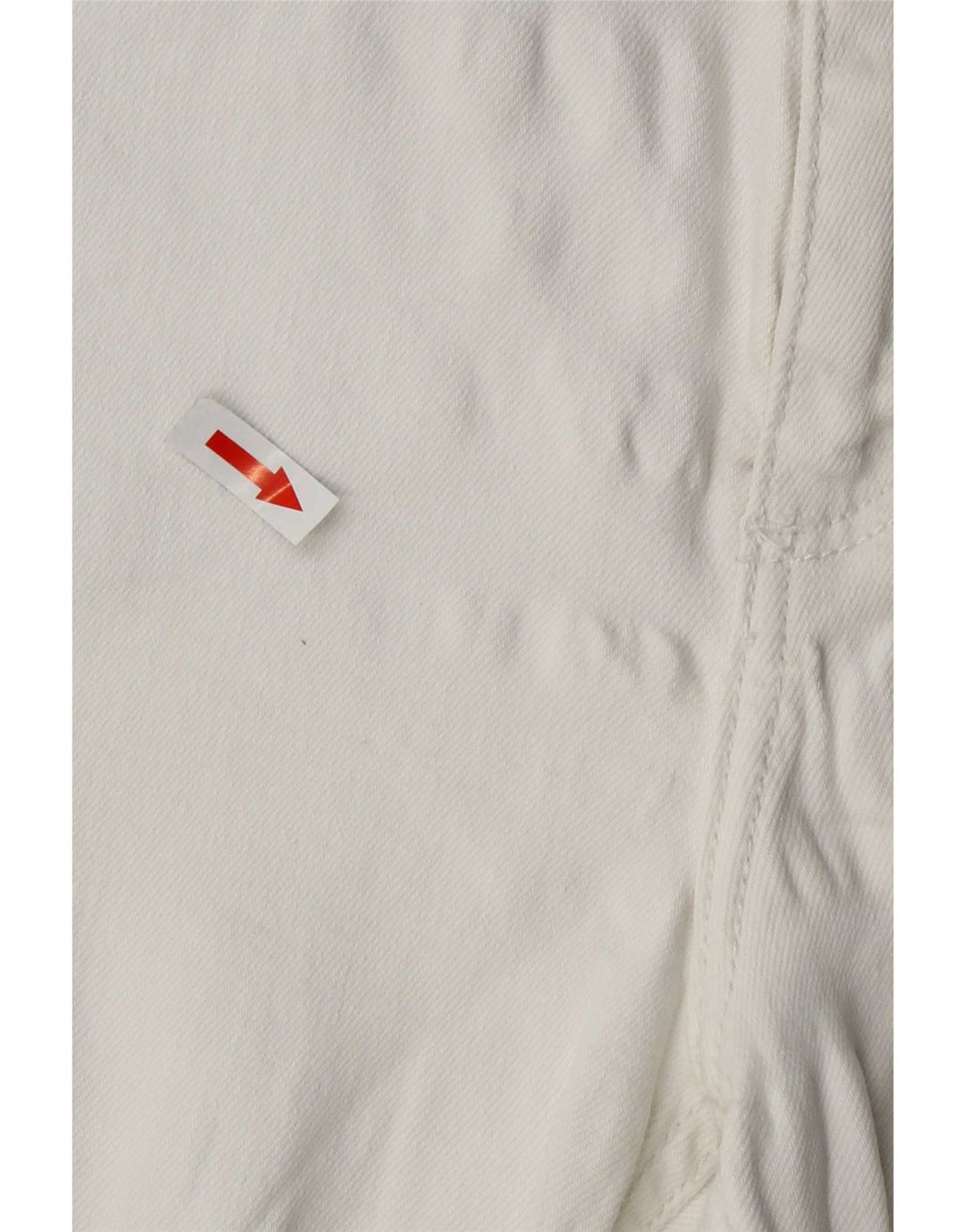 Zara Женские прямые укороченные брюки большие W32 L25 белые