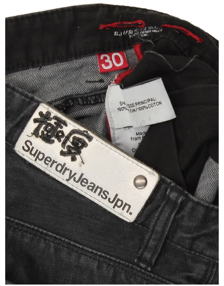 Мужские прямые джинсы Superdry W30 L28, серый хлопок