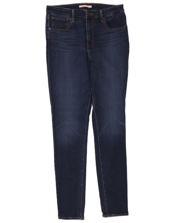 Женские джинсы скинни Levi's 721 с высокой посадкой W31 L32 Темно-синие, хлопок