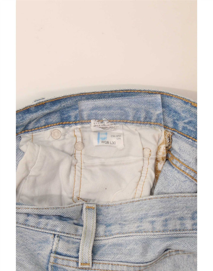 Женские прямые джинсы Levi's 501 W28 L30 синие, хлопок
