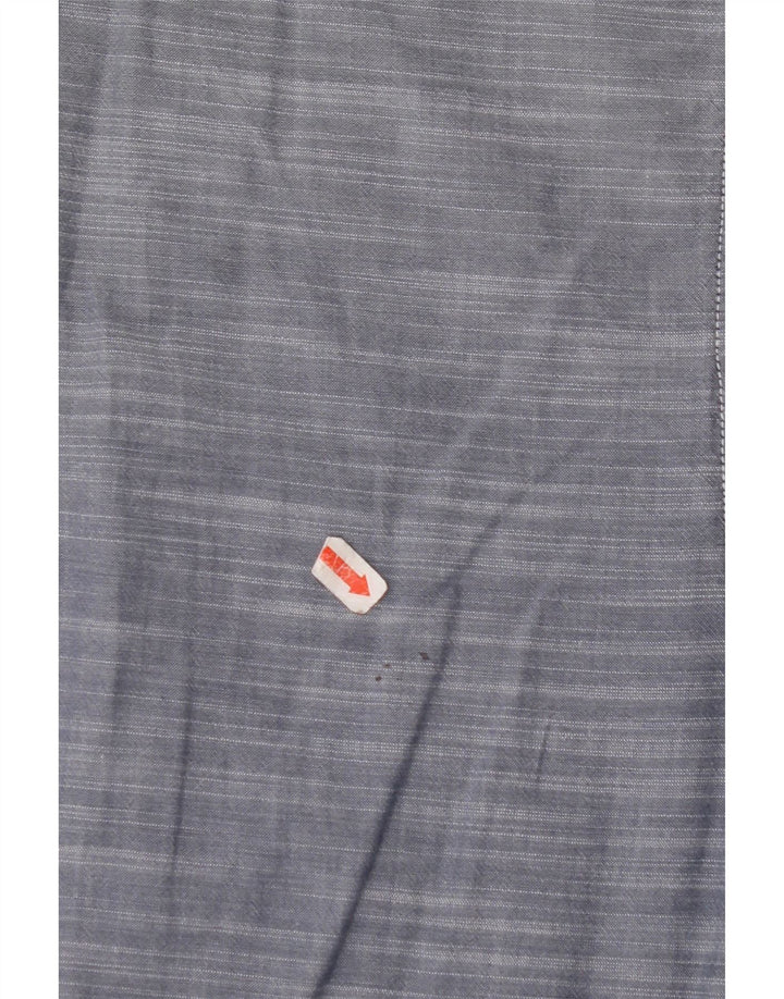 LEE Мужская рубашка обычного кроя с коротким рукавом 2XL, синяя, хлопок