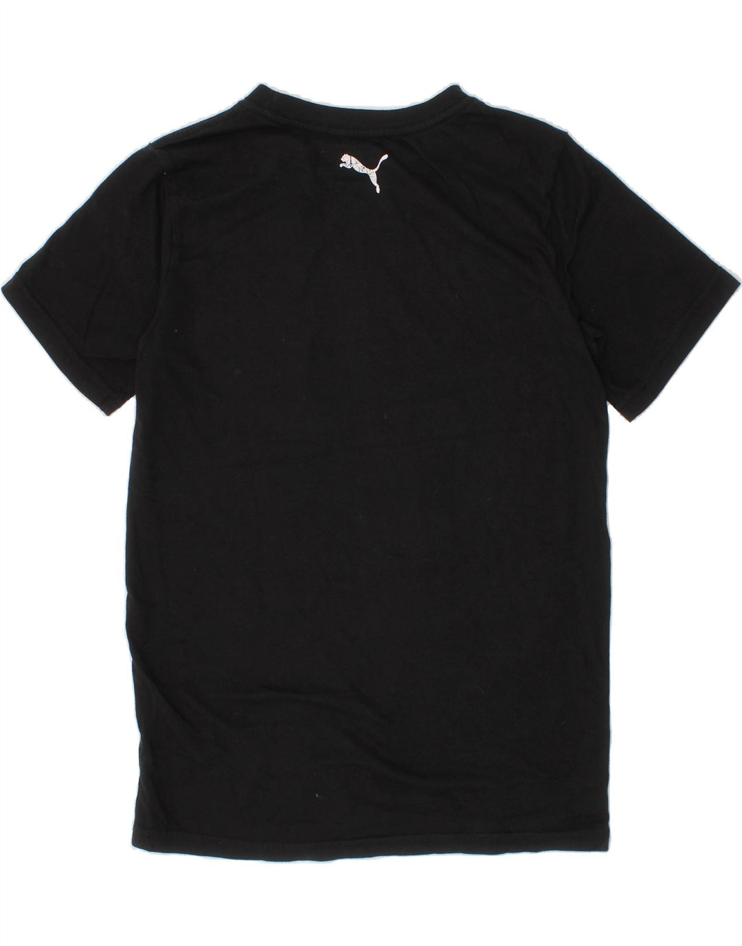 PUMA Boys Graphic T-Shirt Top 10-11 Years Medium Black Vintage Puma and Second-Hand Puma from Messina Hembry 