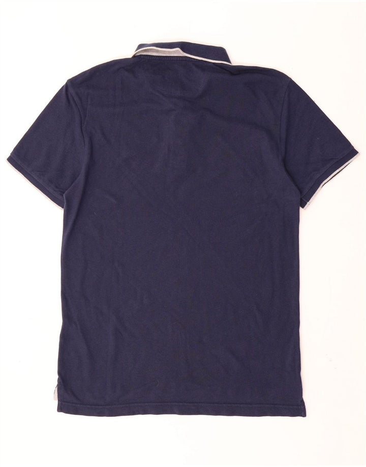 Мужская рубашка-поло стандартного размера LEVI'S Coupe среднего размера, темно-синяя, хлопковая