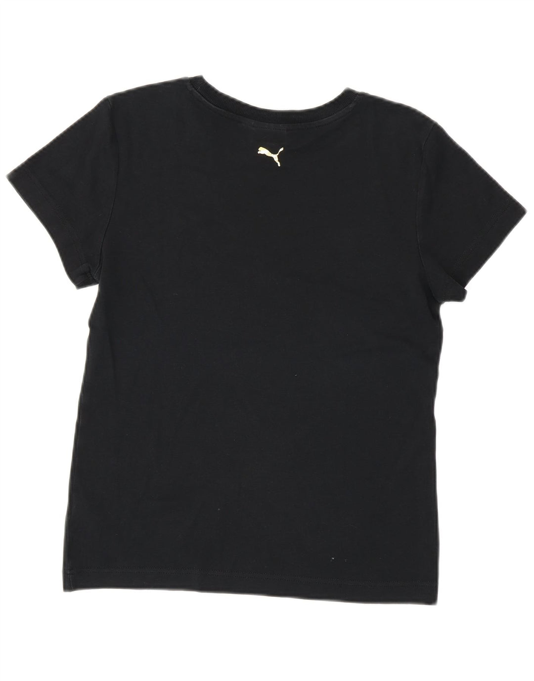Женская футболка Puma Top UK 14, средний черный хлопок