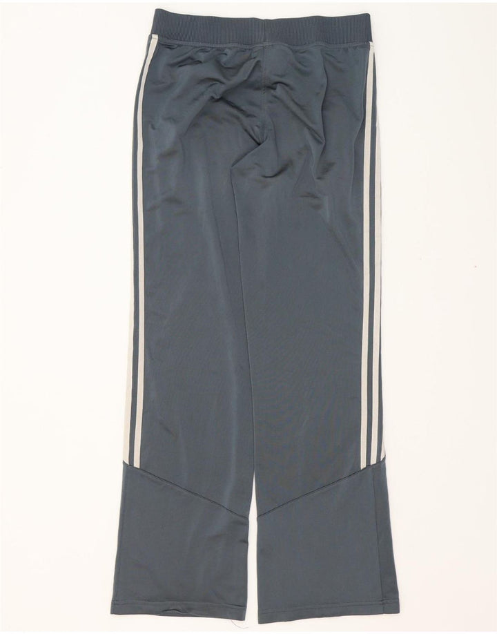 ADIDAS Girls Tracksuit Trousers 15-16 Years Grey Polyester