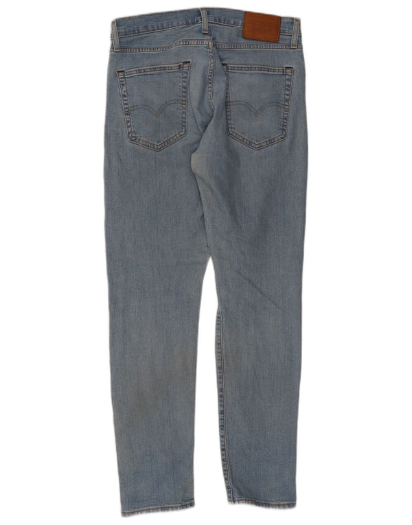Мужские зауженные зауженные джинсы Levi's 512 W33 L32 синие, хлопок