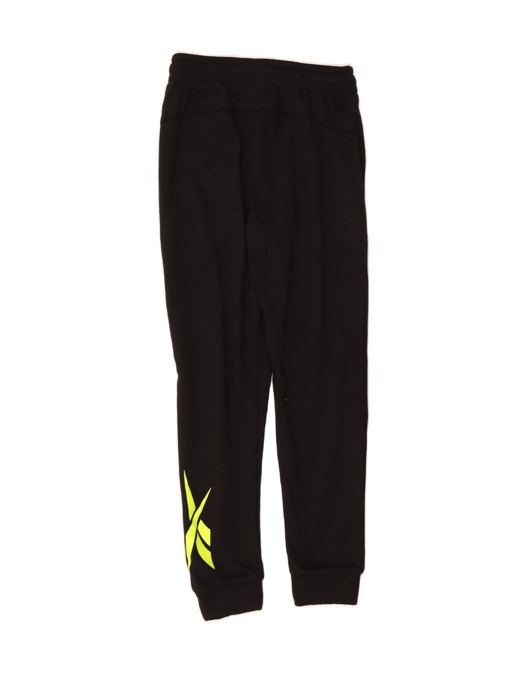 REEBOK Boys Graphic Tracksuit Trousers Joggers 10-11 Years Medium  Black Vintage Reebok and Second-Hand Reebok from Messina Hembry 