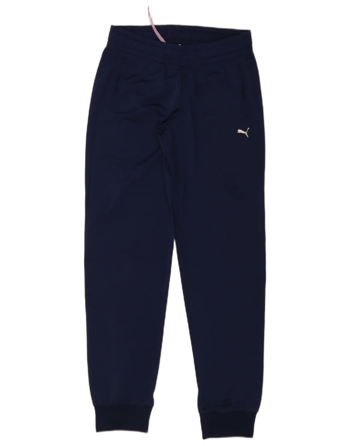 Женские спортивные брюки Puma Joggers UK 10, маленькие темно-синие, полиэстер