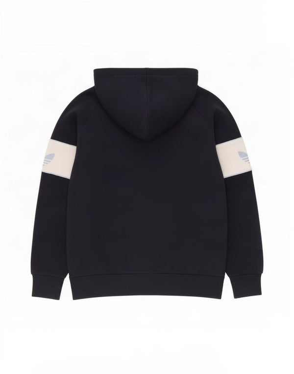 Мужской джемпер с капюшоном Adidas с рисунком, средний, темно-синий, хлопок с цветными блоками