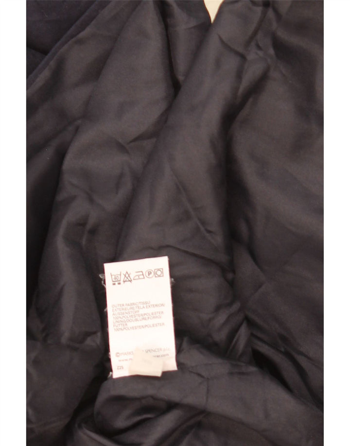 Женская куртка Marks & Spencer UK 20 2XL Темно-синяя, полиэстер