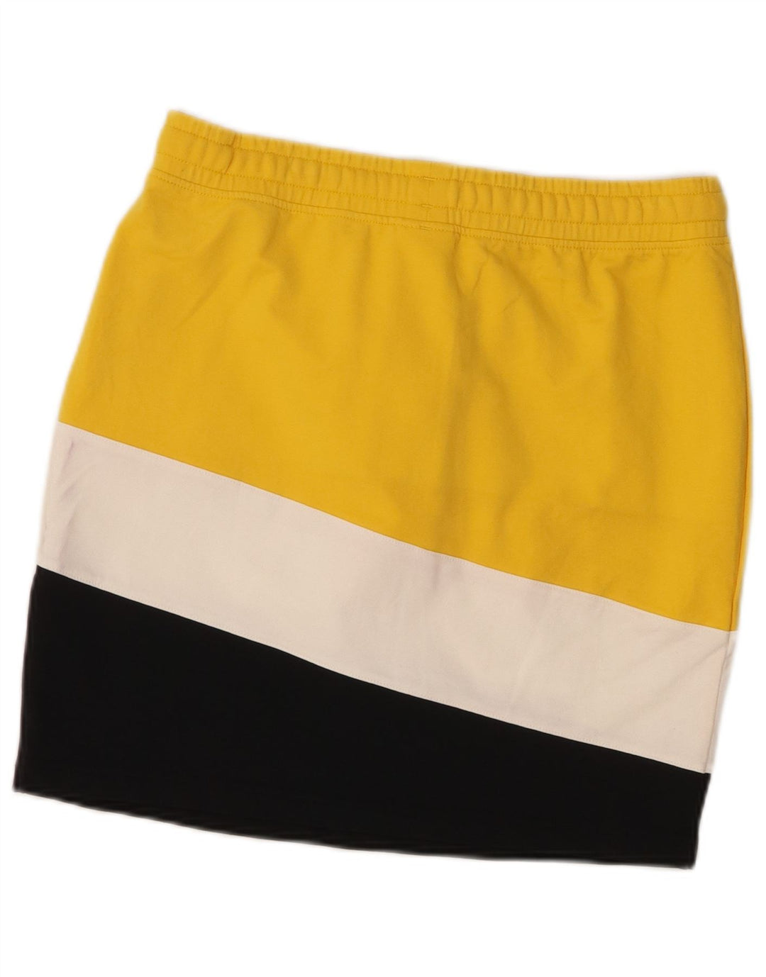 Женская юбка Reebok UK 12/14 Medium W30 Желтая цветных блоков