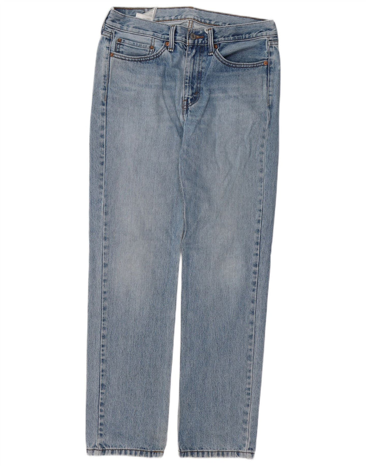 Мужские прямые джинсы LEVI'S 514 W32 L32 синие, хлопок