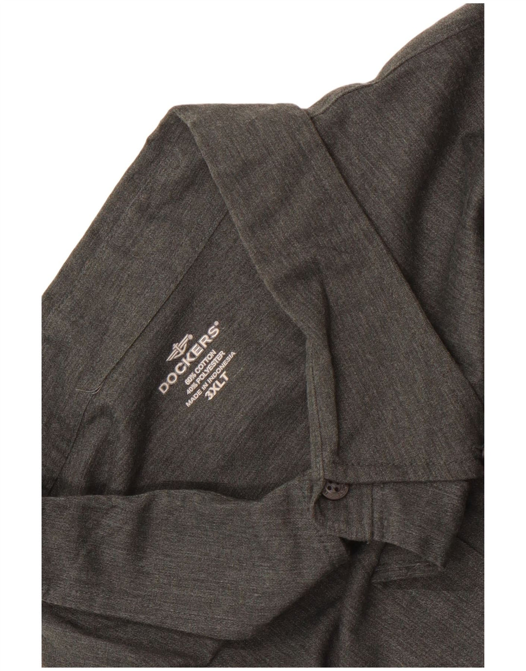 Мужская рубашка Dockers 3XL серая, хлопок
