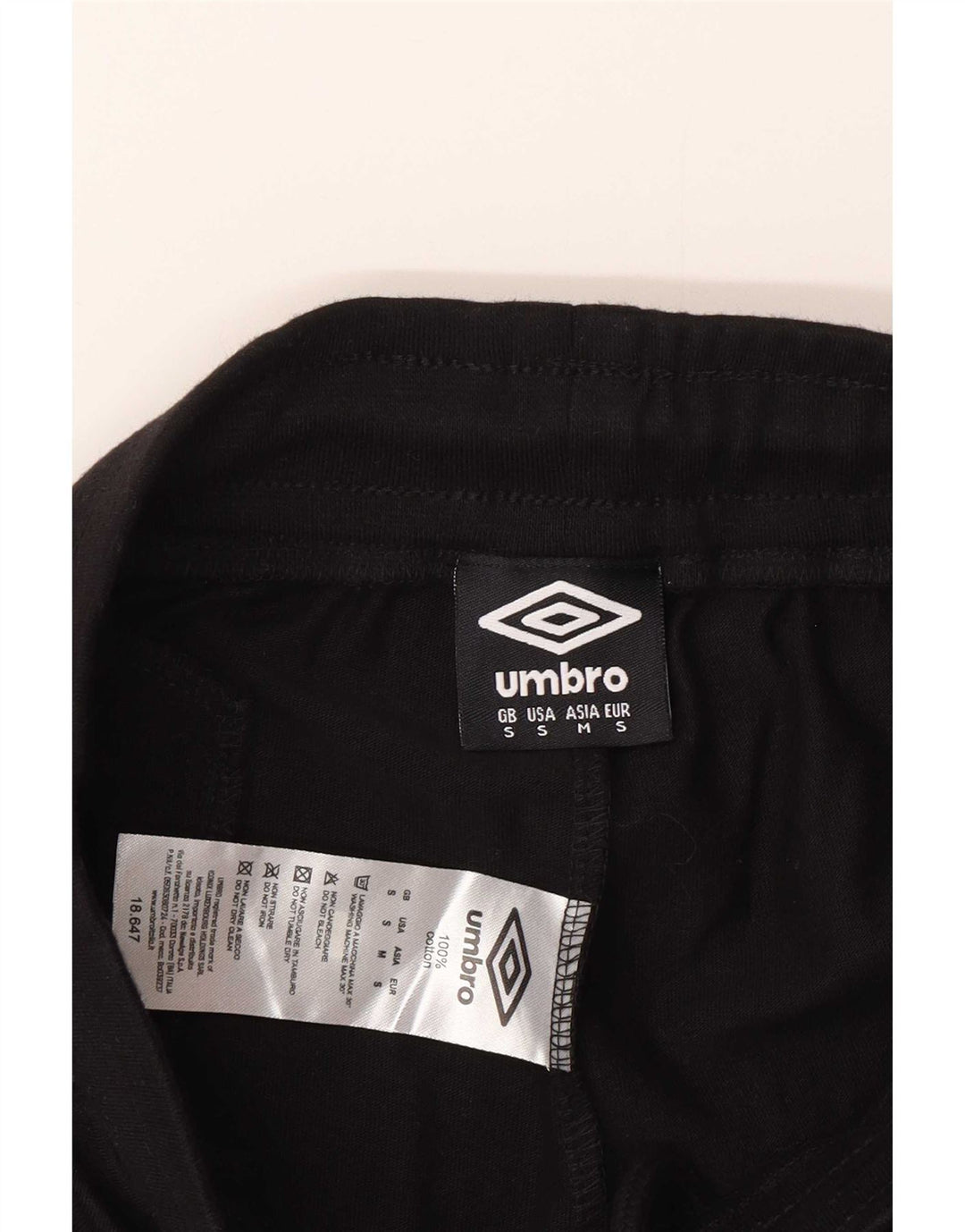 Мужские спортивные шорты Umbro, маленькие черные хлопковые