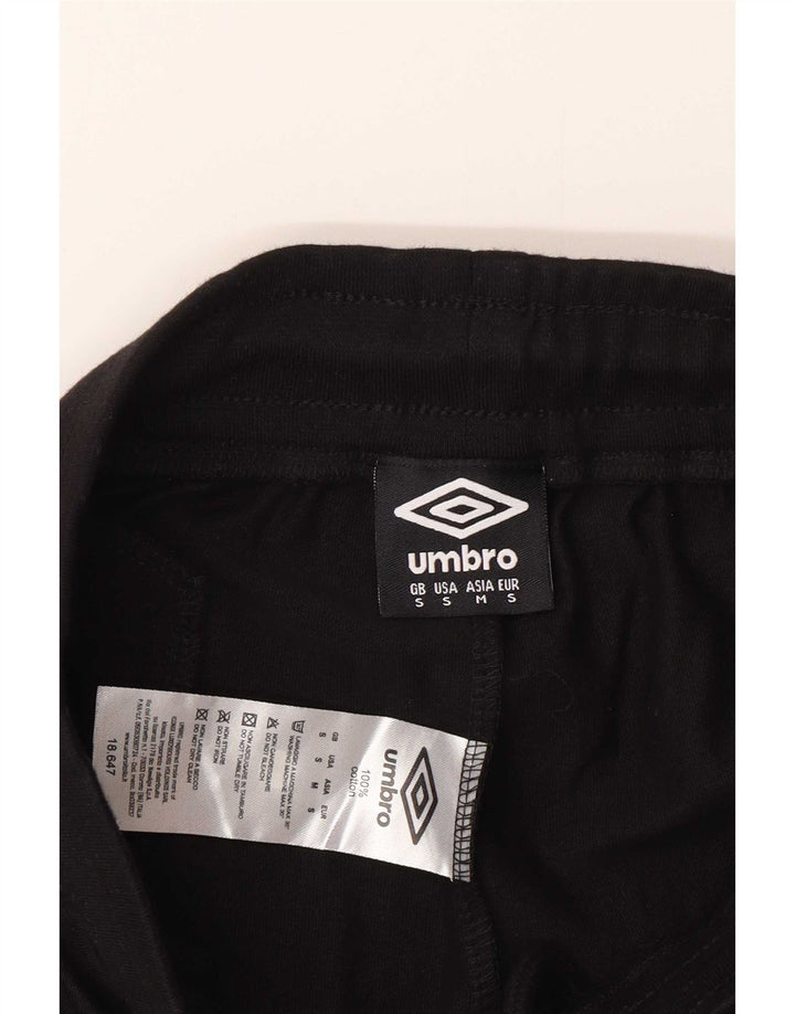 Мужские спортивные шорты Umbro, маленькие черные хлопковые