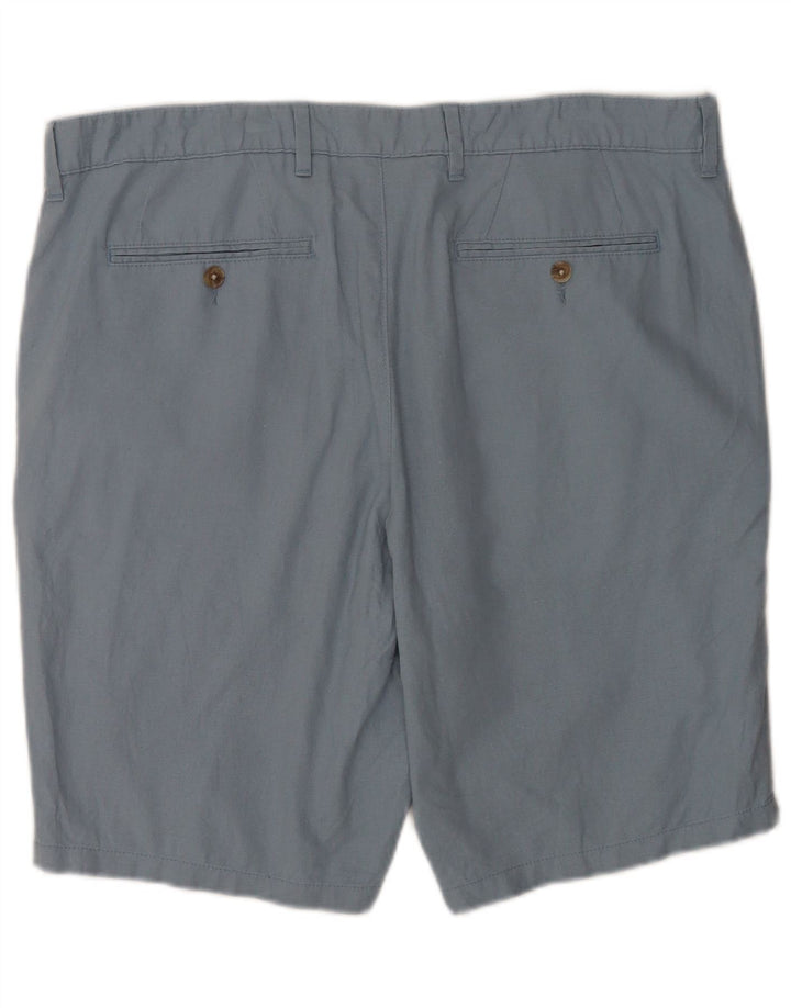 Мужские шорты чинос Marks & Spencer W40 XL синие льняные