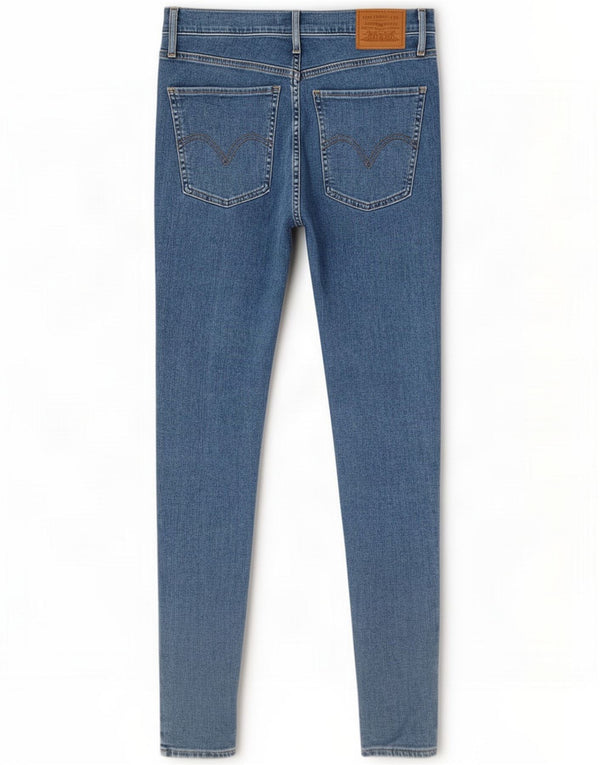 Женские джинсы Levi's Mile High Super Skinny W28 L30, синий хлопок