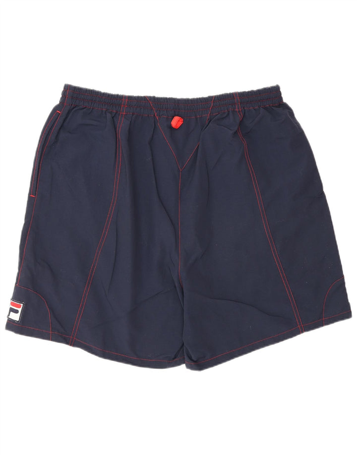 Мужские спортивные шорты Fila XL, темно-синий, нейлон