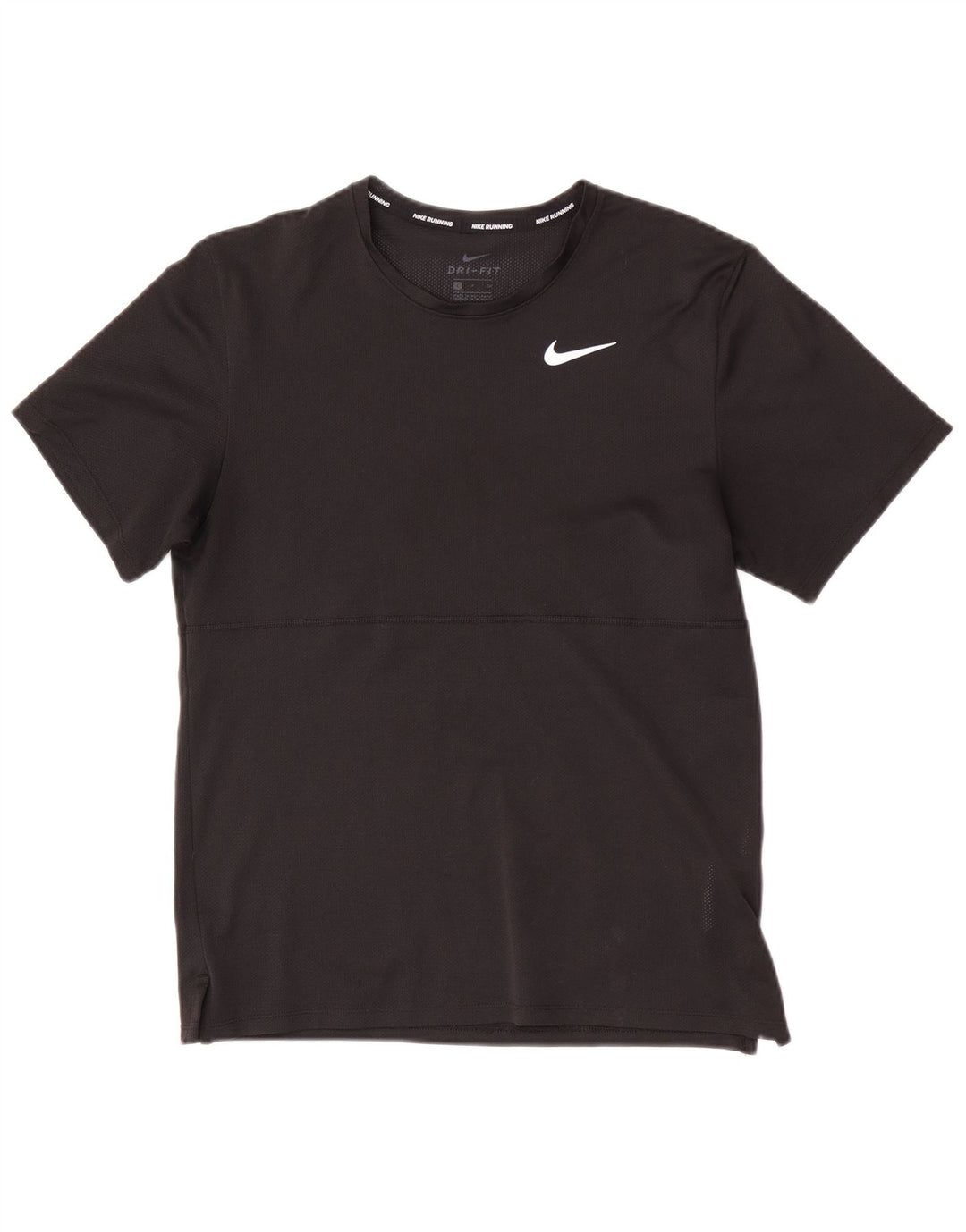 Женская футболка Nike Dri Fit Top UK 10, маленький черный полиэстер