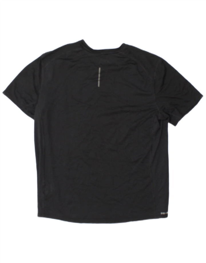 Мужская футболка Nike Dri Fit, большой черный полиэстер