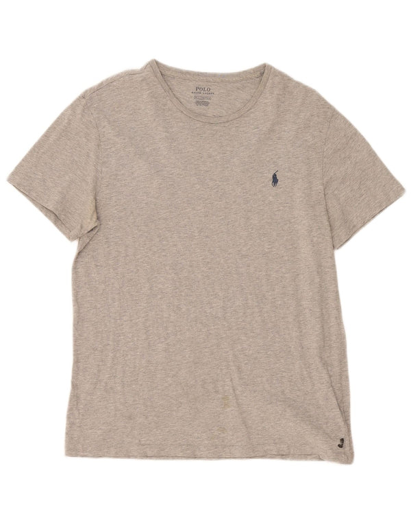 Мужская футболка Polo Ralph Lauren, средний серый хлопок с крапинками