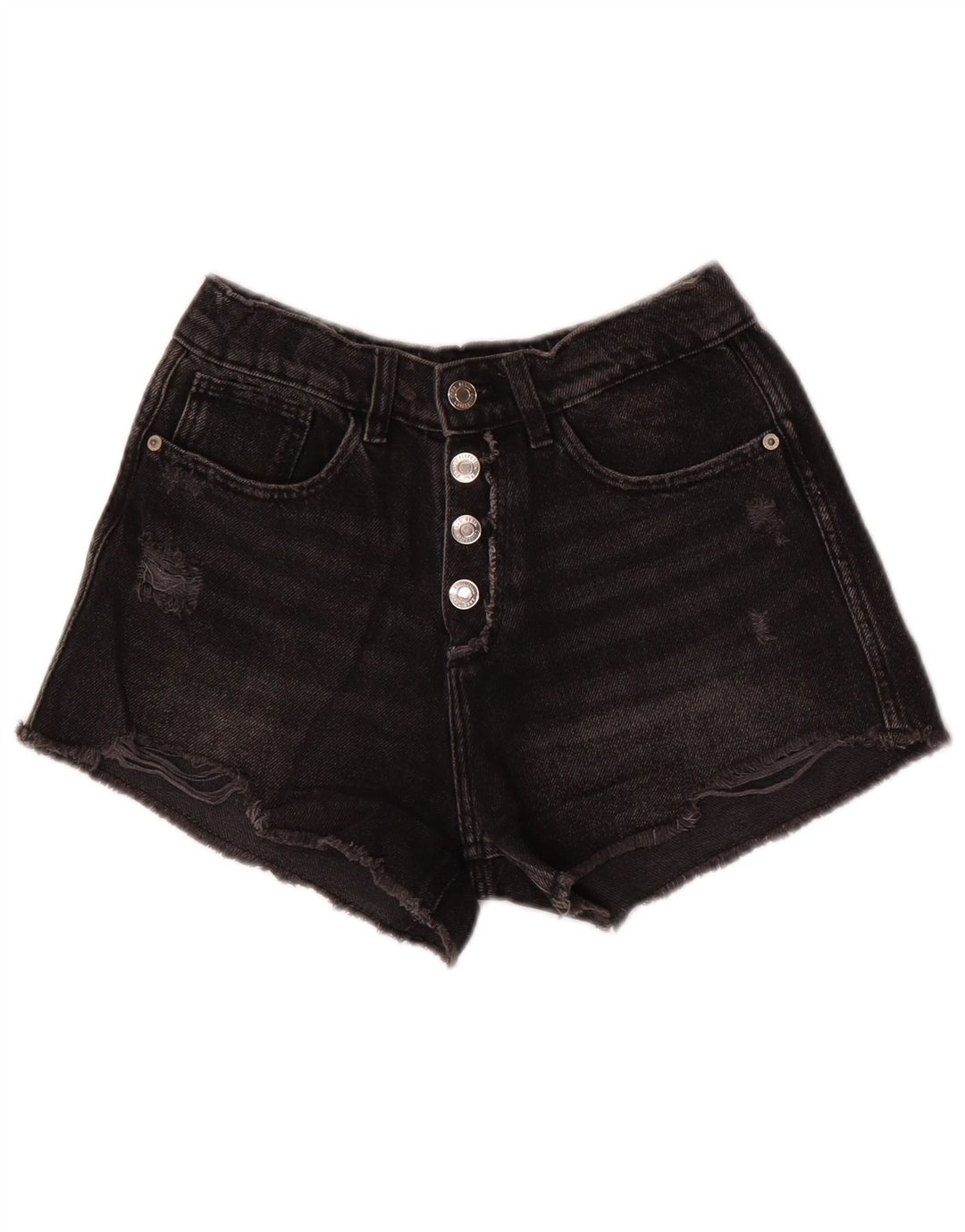 Джинсовые шорты ZARA для девочек 9–10 лет, W24, серые