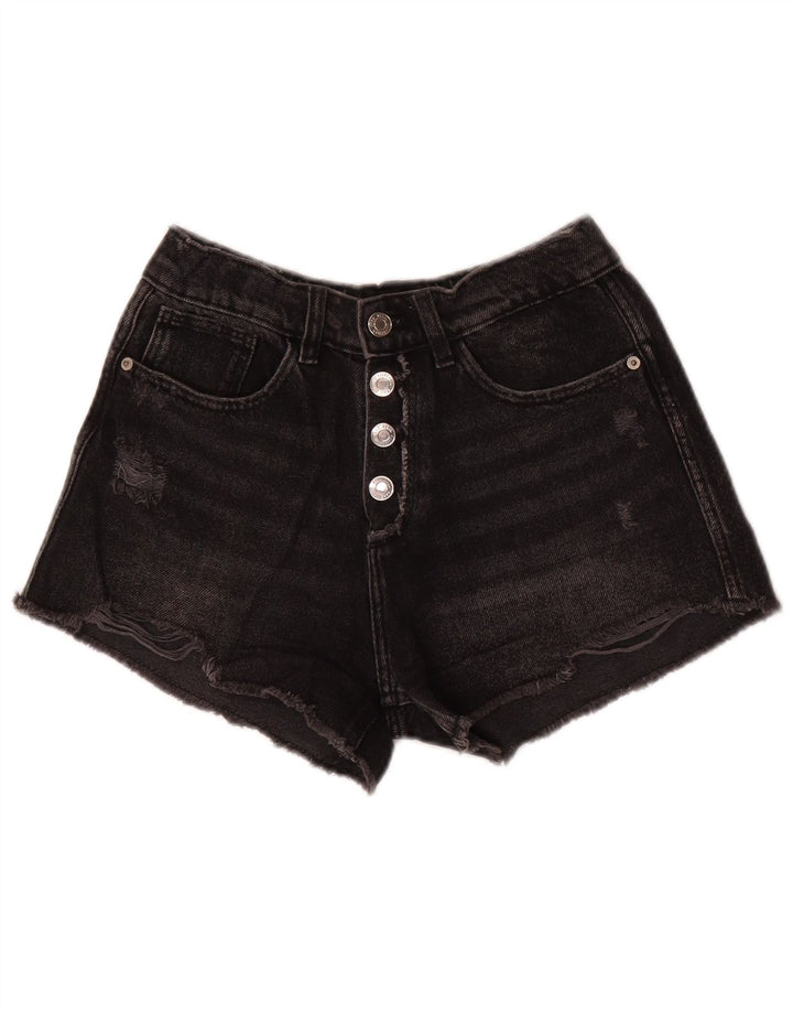 Джинсовые шорты ZARA для девочек 9–10 лет, W24, серые