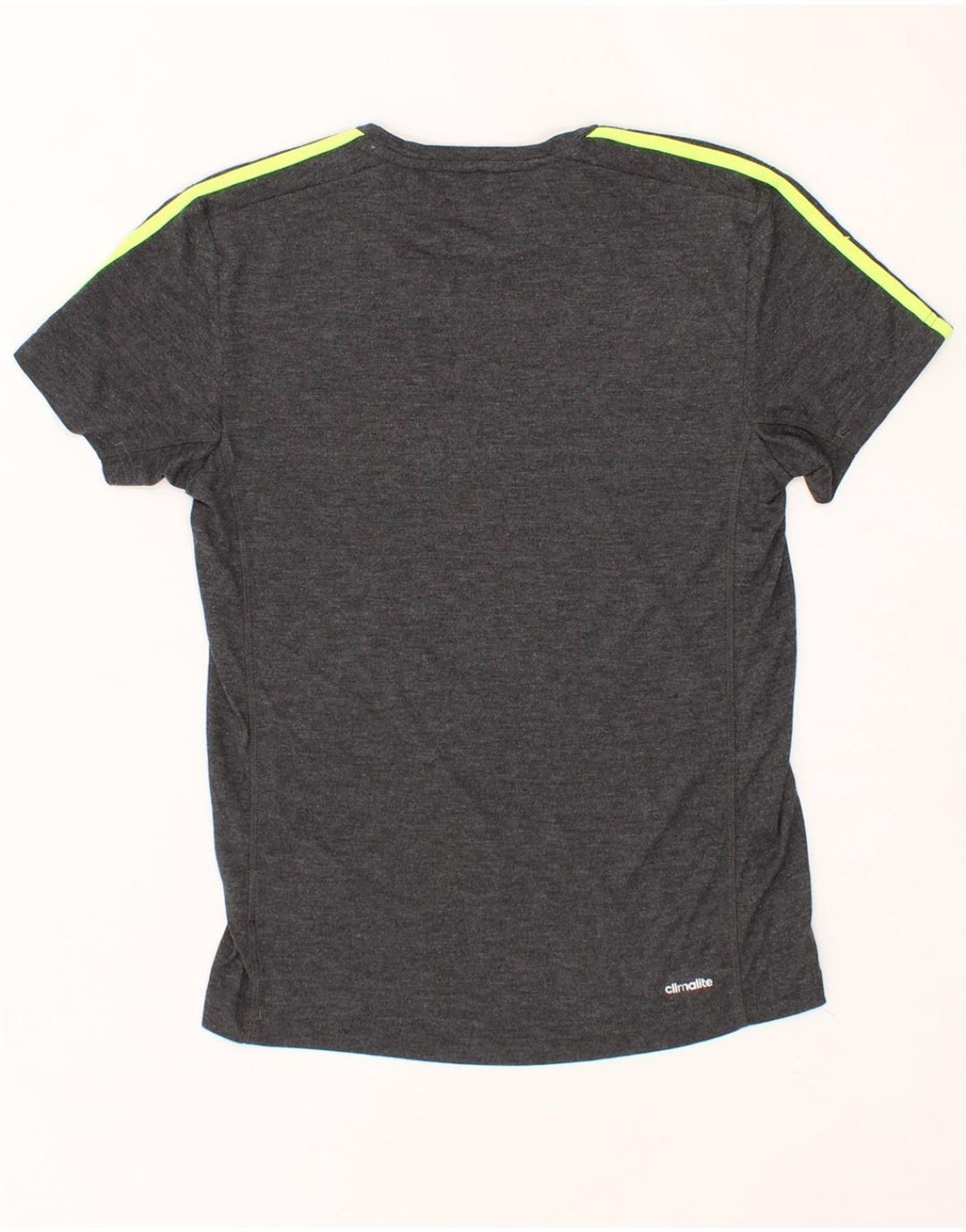 ADIDAS Mens Climalite T-Shirt Top Small Grey Cotton Vintage Adidas and Second-Hand Adidas from Messina Hembry 