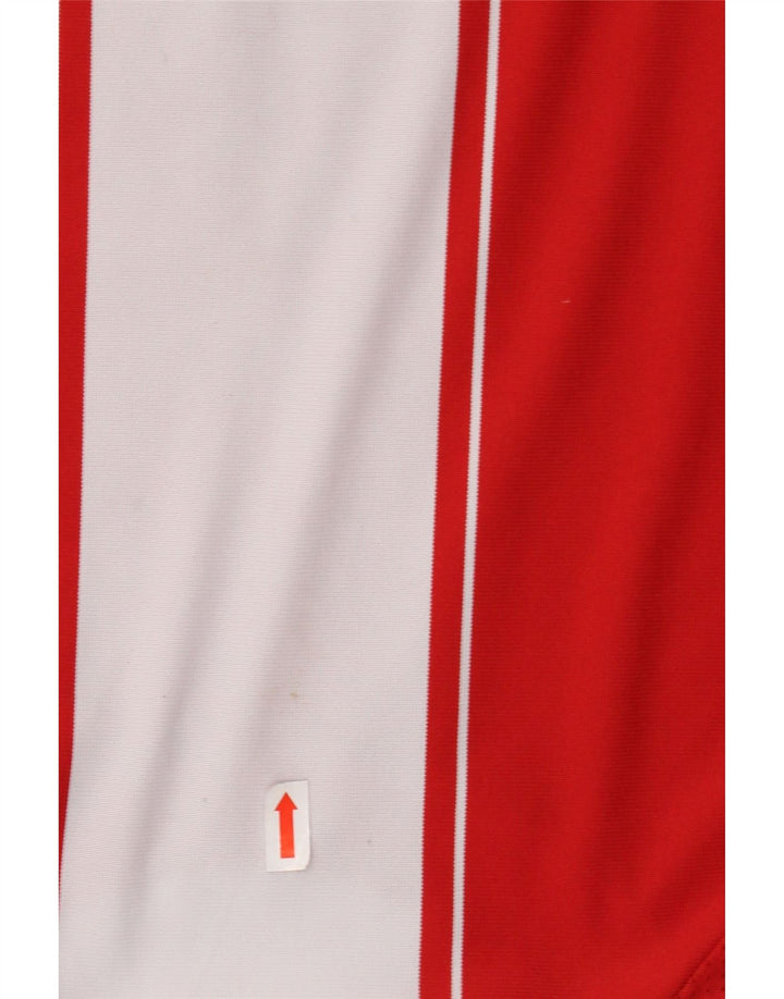 Футболка с рисунком ADIDAS для мальчиков FC Bayern Munchen, 15–16 лет, в красную полоску