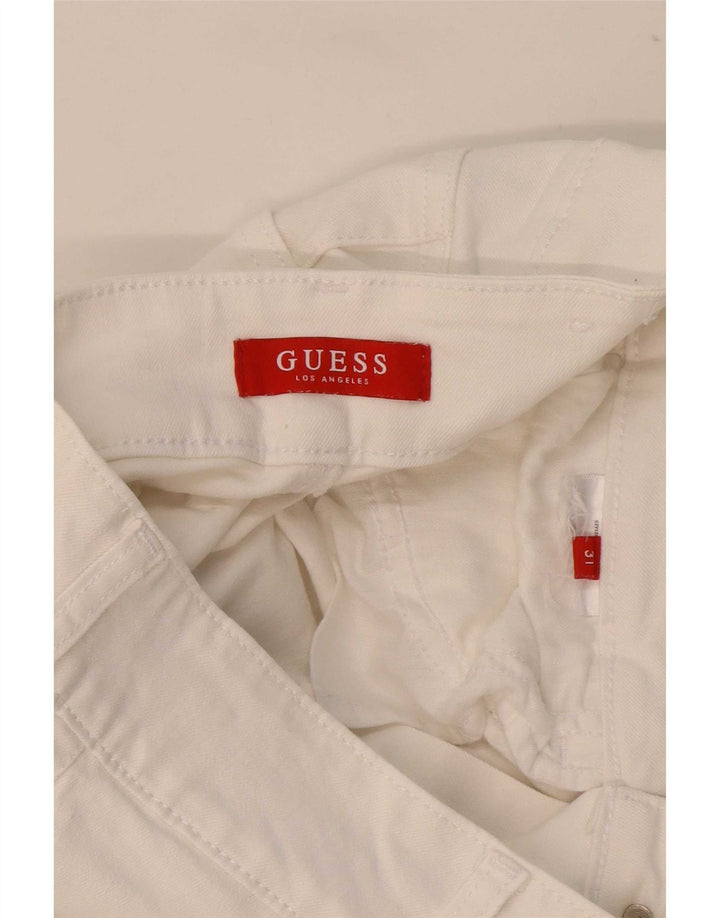 Женские узкие джинсы Guess W31 L32 белые