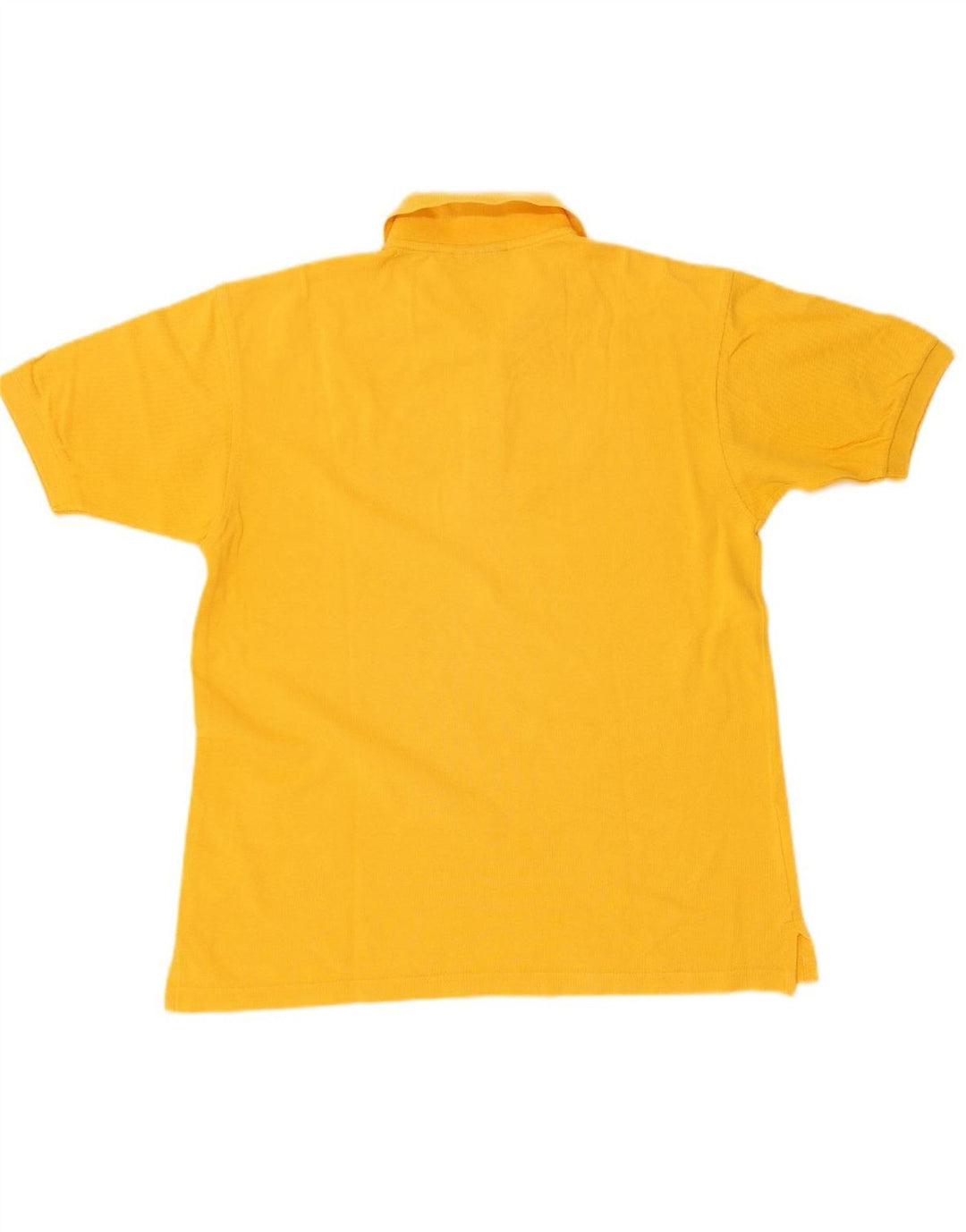 LOTTO Mens Polo Shirt Medium Yellow Cotton
