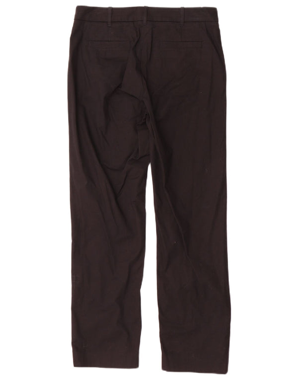 Женские прямые брюки-чиносы Hobbs UK 8, маленькие W28 L28, черные, хлопковые