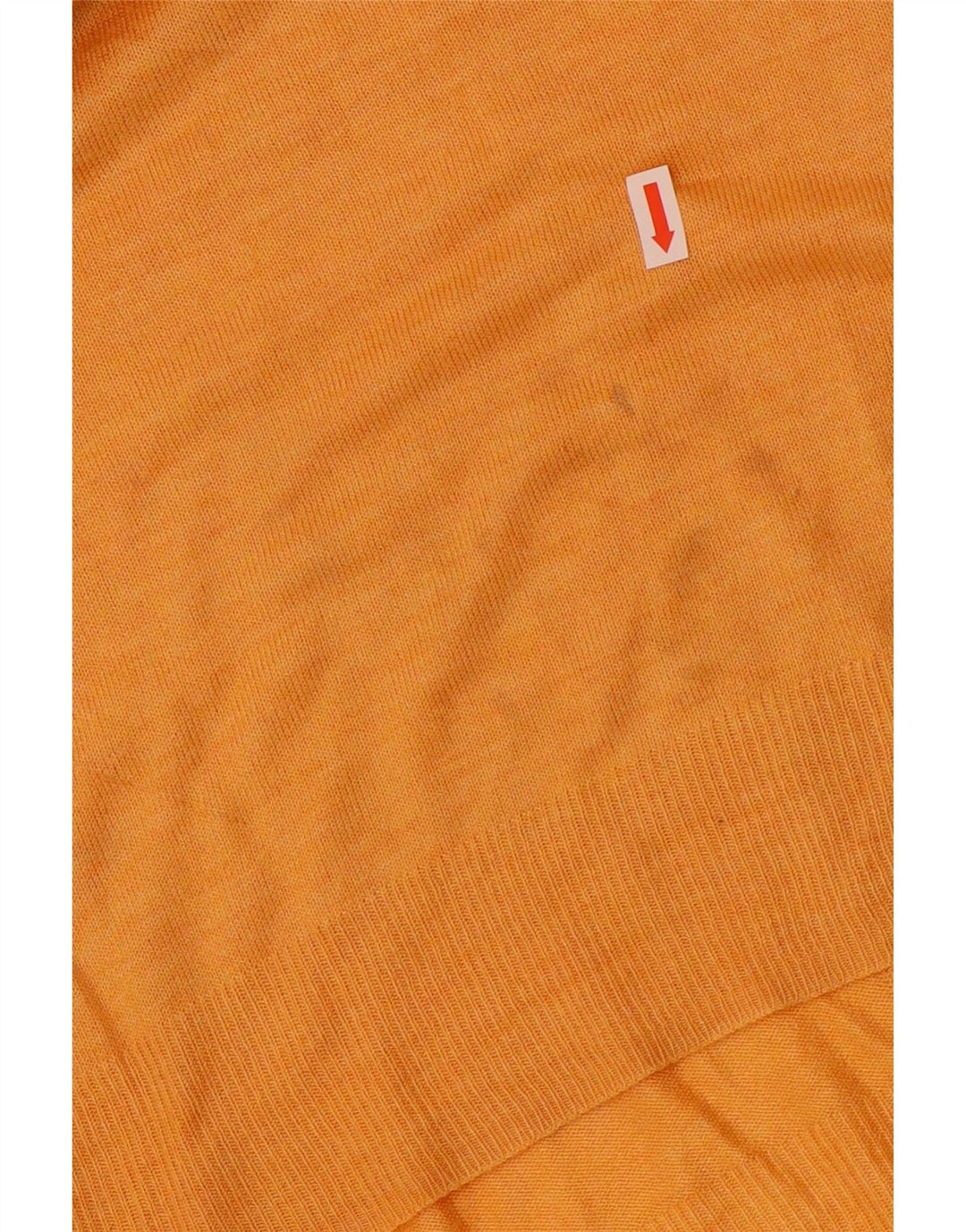 Женский джемпер с вырезом «лодочка» Zara UK 12, средний оранжевый вискозный цвет