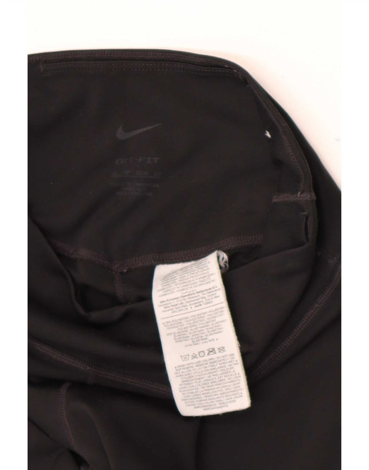 Женские леггинсы Nike Dri Fit UK 4 XS, черный полиэстер