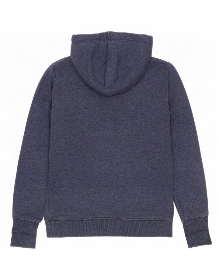 Мужской джемпер с капюшоном Superdry, средний темно-синий, хлопок