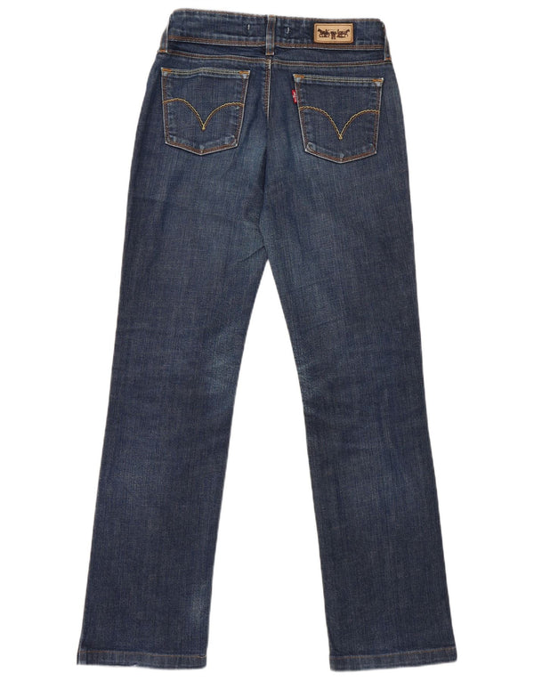 Женские прямые джинсы Levi's 570 W29 L30 синие, хлопок