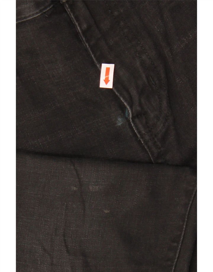 Мужские джинсы скинни Superdry W30 L30, черный хлопок