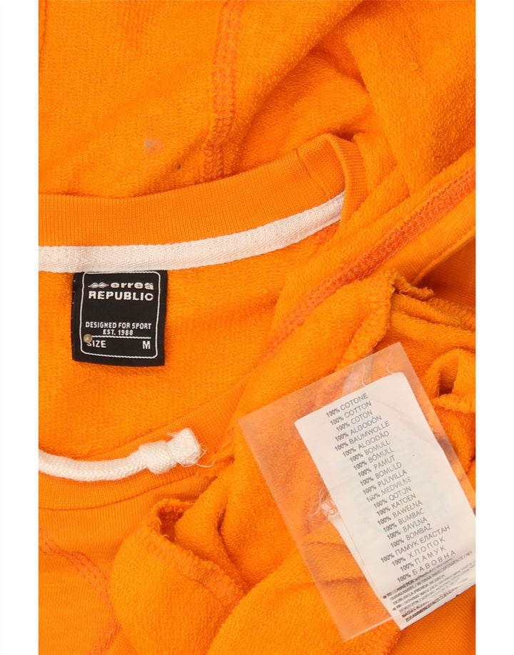 Мужской джемпер с капюшоном ERREA с рисунком, средний оранжевый, хлопок